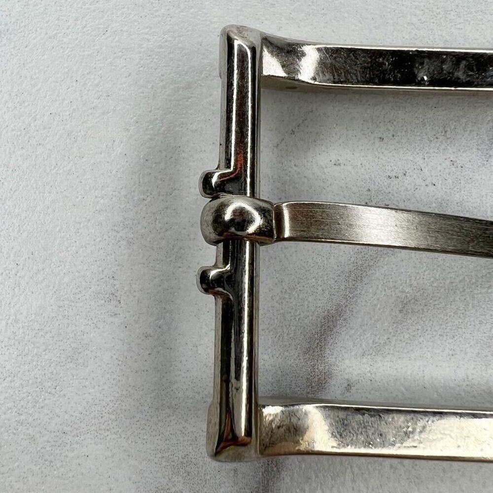 Silver Tone Simple Basic Belt Buckle - Picture 9 of 9